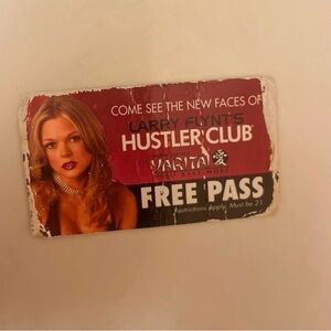Hustler Club Free Pass Card